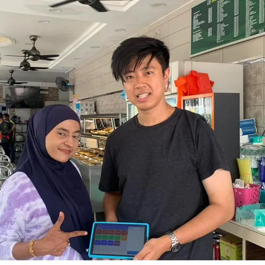 Restoran Akbar Utama using Ezserve in their shop